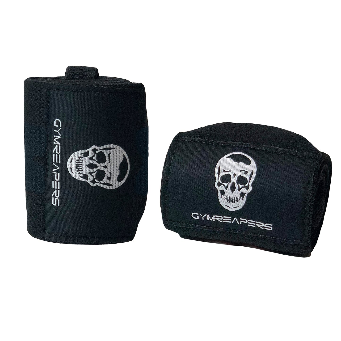 Gymreapers Weightlifting Wrist Wraps (Competition Grade) 18" Professional Quality Wrist Support with Heavy Duty Thumb Loop - Best Wrap for Powerlifting, Strength Training, Bodybuilding