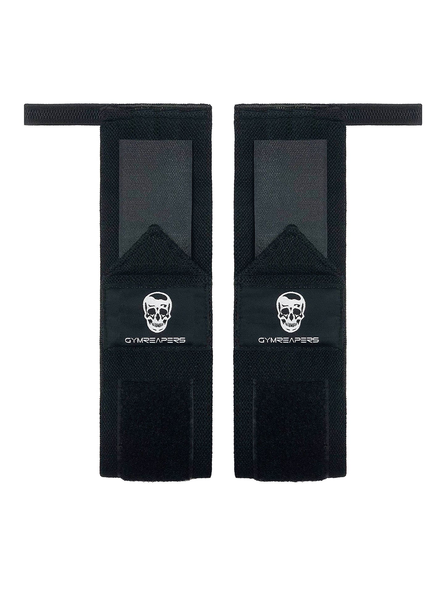 Gymreapers Weightlifting Wrist Wraps (Competition Grade) 18" Professional Quality Wrist Support with Heavy Duty Thumb Loop - Best Wrap for Powerlifting, Strength Training, Bodybuilding